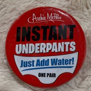 Archie Mcphee Instant underpants. Just add water one pair